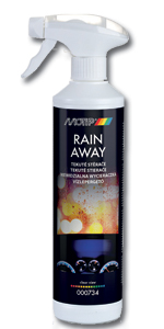 Tekuté stěrače-Rain away