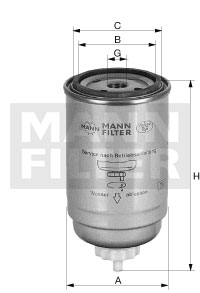 Filtr pal.WK950/16