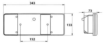Svítilna zadní pravá AVIA TURBO