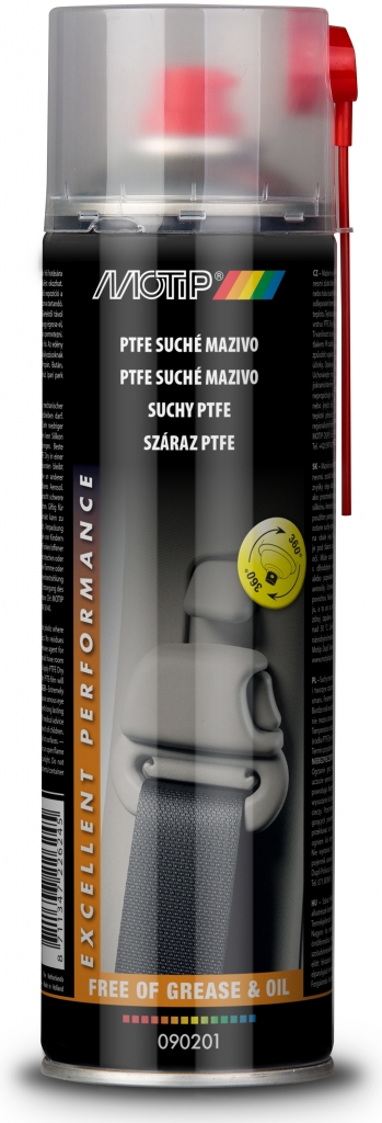 Spray PTFE suchý lubrikant 400 ml MOTIP