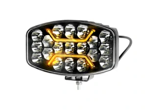 Světlomet dálkový s pozič. sv.LED 12/24V 247x143x87mm