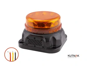 Maják LED - zvuková signalizace-pevný 12/24V