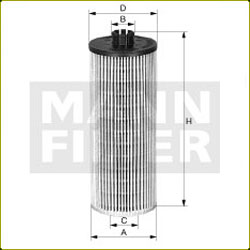 Filtr olej.HU947/2x