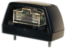 Svítilna SPZ LED černá 24V