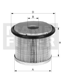Filtr pal.PU731x