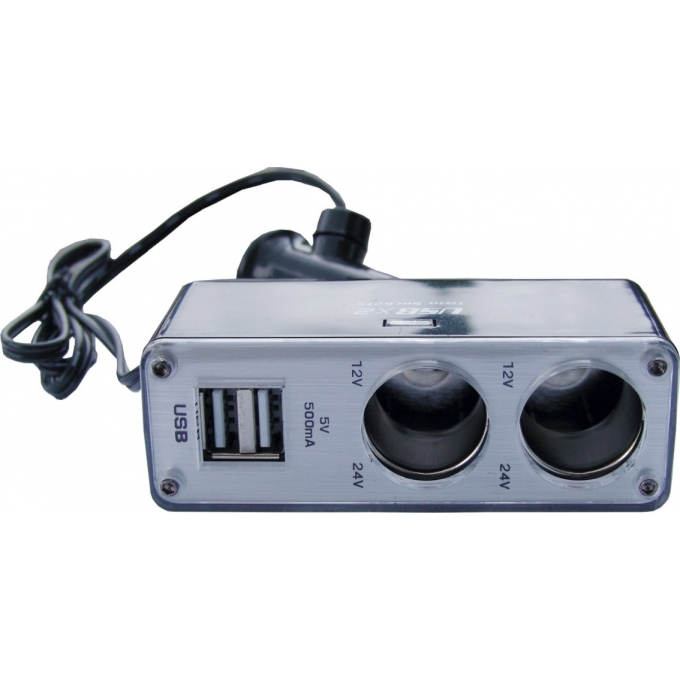 Rozdvojka zásuvky + USB