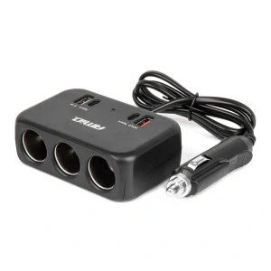 Roztrojka zapalovače +3x USB 4,2A