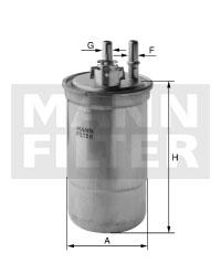 Filtr pal.WK853/18