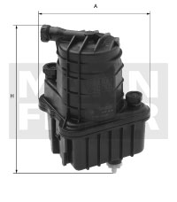Filtr pal.WK939/3