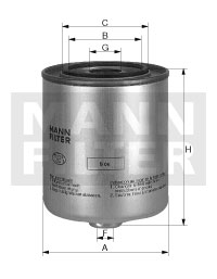 Filtr pal.WK940/6