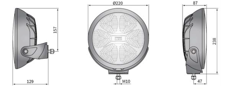 Dálkové světlo LED FERVOR WESEM