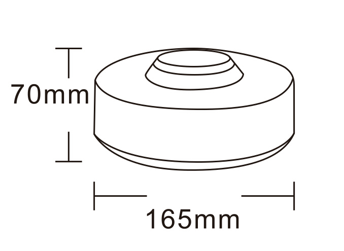Maják LED 12-24V UFO magnetický