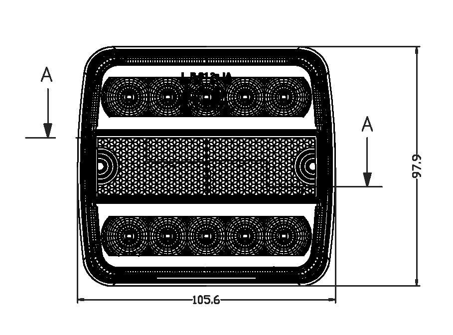 Světlo na vozík 20LED 12/24V