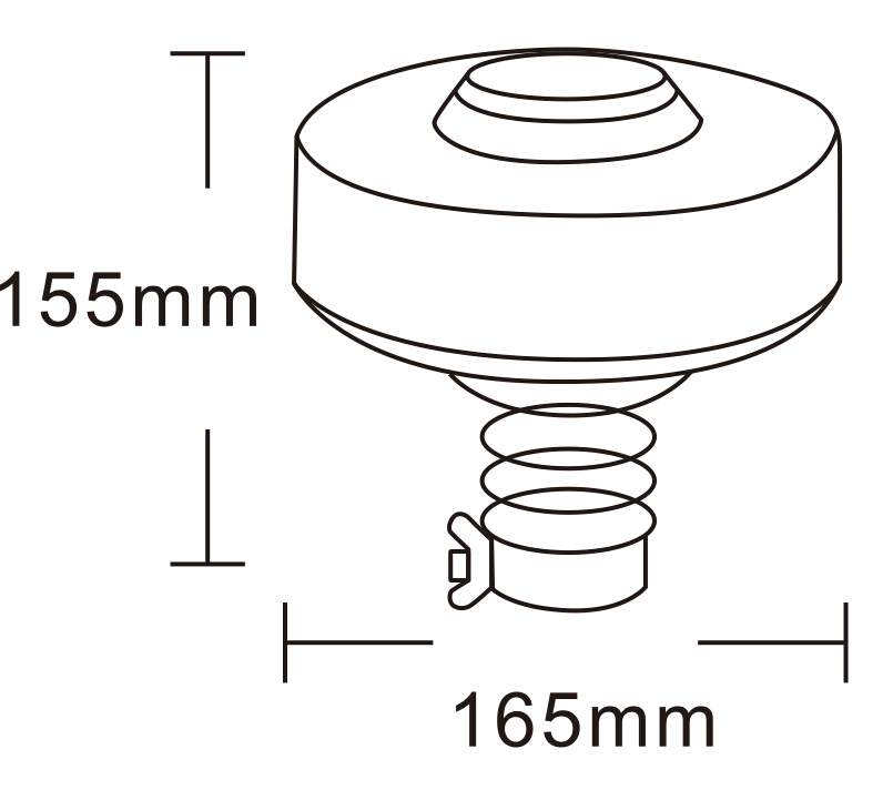 Maják LED uchycení na tyč - UFO 2000