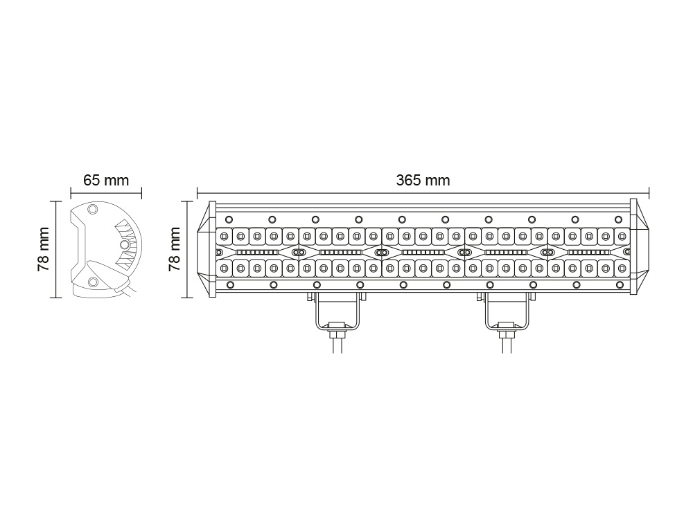 Světlomet pracovní LED COMBO 12/24V