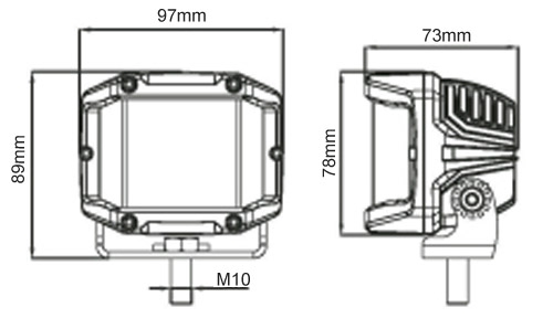 Světlomet pracovní LED 2100lm 12V-24V