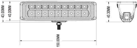 Pracovní světlomet +predator 12-24V