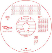 Tachografové kotoučky 125km HAUG